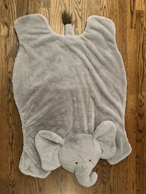 Pottery Barn Kids | Gray | Elephant Plush Play Mat Bundle